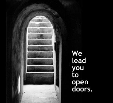 We lead you to open doors.